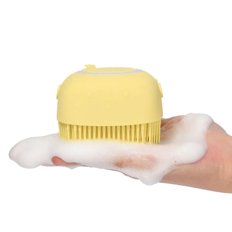 Soft Pet Dog Bath Brush Pet Rubber Brushes Dogs Cats Shower Hair Grooming Dog Cleaning Tool Pet Supplies