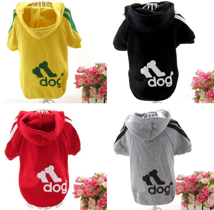 Winter Dog Hoodies for Small Medium Dogs Soft Fleece Puppy Clothes Coat  Sweatshirt Dog Outfits Pet Bulldog Pug Hoodies Clothes