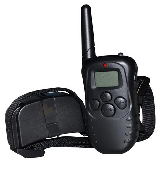 100set 300m dog remote pet training collar LCD dispaly 100lv of Vibration remote Static Shock Anti Bark  For 1 dog 2dog