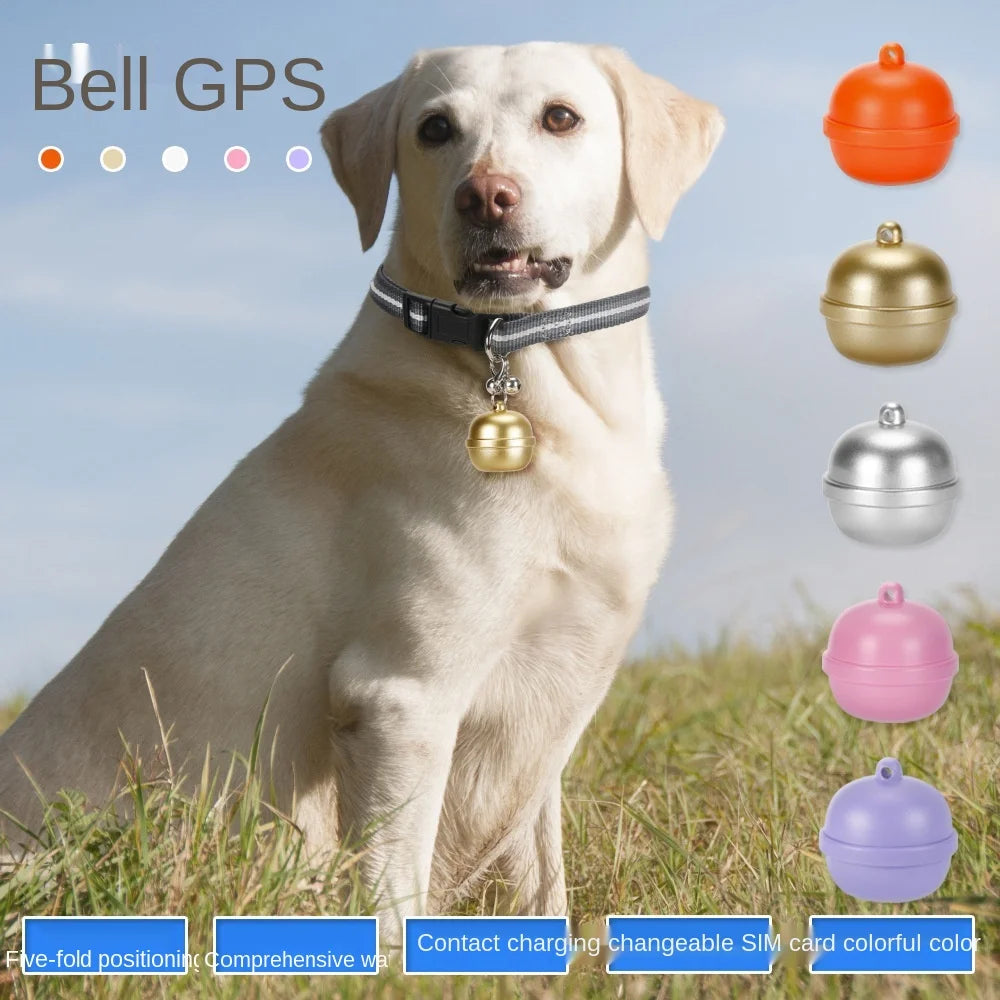 Intelligent pet bell GPS locator dog cat anti loss device pet tracker