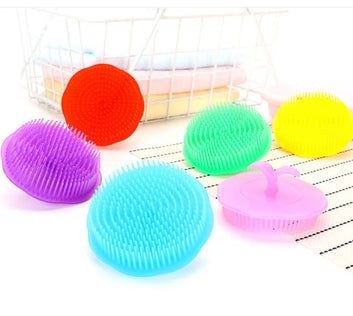 1Pcs Pet Dog Shampoo Brush Cat Massage Comb Grooming Scrubber Brush for Bathing Short Hair Soft Silicone Rubber Brushes