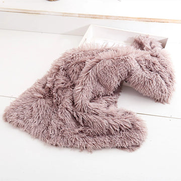 Luxury Long Plush Pet Dog Bed Blankets Cat Sleeping Mats Puppy Winter Warm Thin Beds Cushion Soft Covers for Large Dogs Mattress