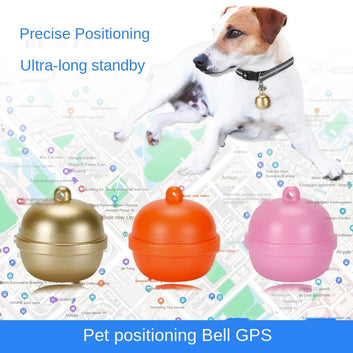 Intelligent pet bell GPS locator dog cat anti loss device pet tracker