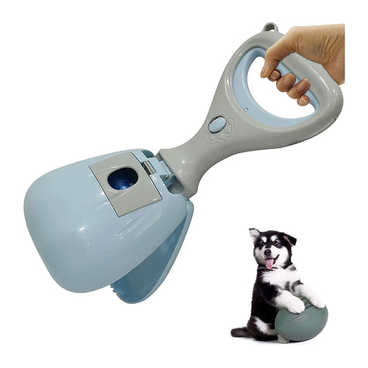 Pet Dog Poop Scooper Easy Pick Up Outdoor Convenient Puppy Cat Waste Feces Pooper Picker Cleaner Poop Remove Clamp Cleaning Tool