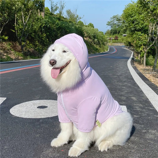 Pets Products Big Dogs Fashion Hoodies Summer For Samoyed Retriever Giant Poodle