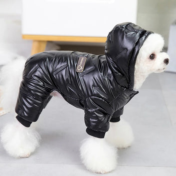 Pet Dog Winter Clothes Warm Wadded Jumpsuit Coat Down Jacket For Small Medium Dogs Schnauzer Puppy Clothing Thicken Outerwear