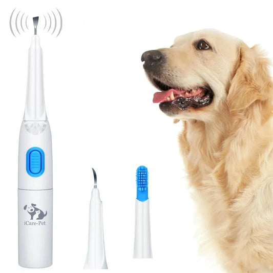 Ultrasonic Electronic Dog Toothbrush Dental Calculus for Home & Clinic Pet Teeth Cleaner