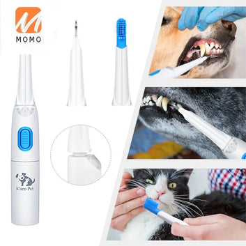 Ultrasonic Electronic Dog Toothbrush Dental Calculus for Home & Clinic Pet Teeth Cleaner