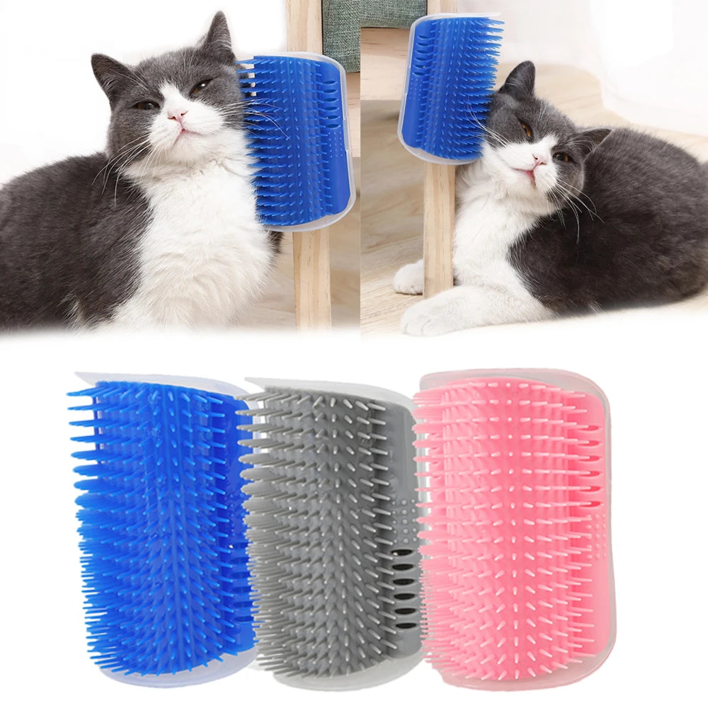 Cat Self Groomer Brush Dog Cat Hair Remover Brush Pet For Cat Grooming Supplies Hair Shedding Cat Massage Device With Catnip