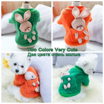 Cute Toy Pocket Funny Dog Cat Costumes Autumn Winter Pet Shirt Holiday Party Winter Coat For Puppy Animal shih tzu clothes Pugs