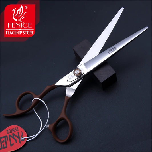 Fenice professional pet grooming scissors left-handed JP440C non-slip handle beauty and comfort Cutting Shears 7.0