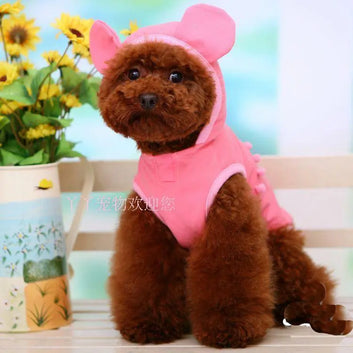 hot sale dog clothes cute big ear puppy hoodies shirt pet summer cosplay suit S M L