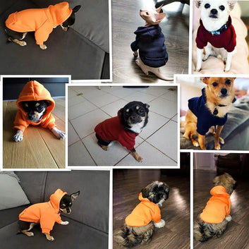 Dog Hoodies Pet Clothes For Dogs Coat Jackets Cotton Dog Clothes Puppy Pet Overalls For Dogs Costume Cat Clothing Pets Outfits