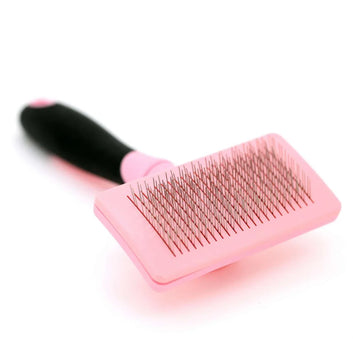 Senior Puppies Animals Pet Combs Pink Blue Cat Dog Self-Clean Slicker Brush Pet Grooming Brushes Deshedding Tools