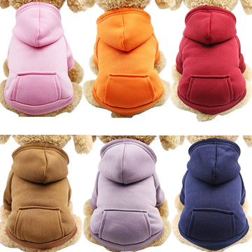 Dog Hoodies Pet Clothes For Dogs Coat Jackets Cotton Dog Clothes Puppy Pet Overalls For Dogs Costume Cat Clothing Pets Outfits