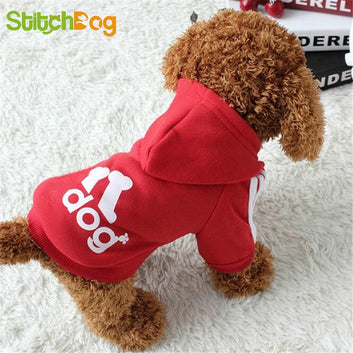 Winter Dog Hoodies for Small Medium Dogs Soft Fleece Puppy Clothes Coat  Sweatshirt Dog Outfits Pet Bulldog Pug Hoodies Clothes