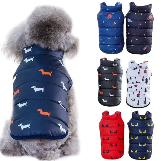 Warm Winter Coat for Pets, Small Dog Clothes, Puppy Outfit, Chihuahua, Shih Tzu Clothing for Dogs