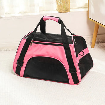 Dog Carrier Bag Soft Side Backpack Cat Pet Carriers Dog Travel Bags Airline Approved Transport For Small Dogs Cats Outgoing