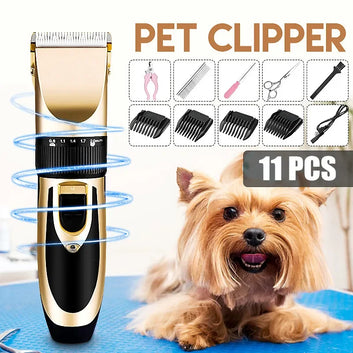 Professional Dog Clipper Dog Hair Clipper Grooming Pet Cat Dog Rabbit Haircut Trimmer Shaver Set Pets Electric Scissor Clipper