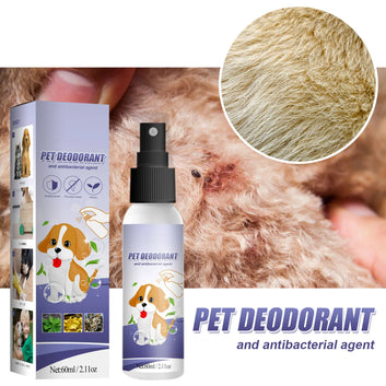 60ML Pet Deodorant Spray Deodorising Odor Liquid Perfume For Dogs Cats Efficientive Grooming Products For Puppy With Gentle Port