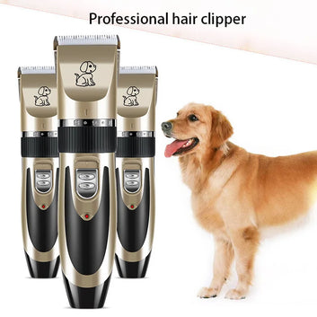 Dog Clipper Pet Grooming Tool Kit Cat Hair Trimming Puppy Scissors Rabbit Professional Shaver USB Rechargeable Electric Clippers