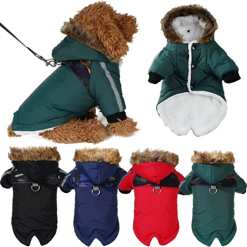 Clothing Dog Hoodie Pet Jacket Puppy For Pets Fur Clothes Chihuahua Small Warm Medium Coat Yorkies Thicken S Winter