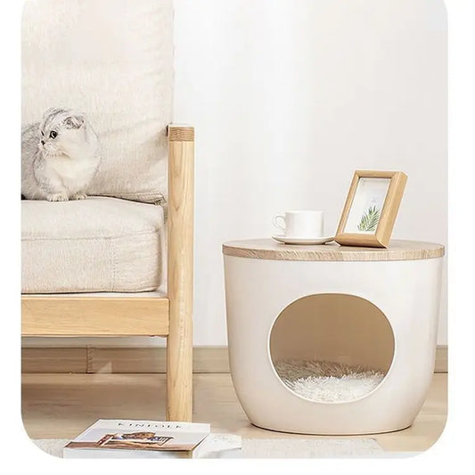 Furniture Cat Nest Closed Sleeping Nest Warm Cotton Nest Four Seasons General Creative Cat Nest Small Villa Pet Supplies