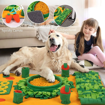 Dogs Snuffle Mat Pet Leak Food Anti Choking Mat Cat Dog Training Blanket Nose Work Toy Pet Slowing Feeding Intelligence Mat