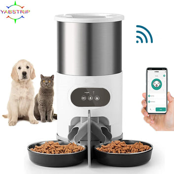 NEW Automatic Timing Smart Feeder Automatic Pet Feeder For Cat Dog Electric Dry Food Dispenser 3.5L 4.5L Bowls Product Supplies