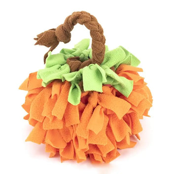 Dog Snuffle Ball Pumpkin Dogs Snuffle Ball Training Food Dispenser Slow Feeding Pad Puzzle Pet Nose Work Toys Pet Supplies