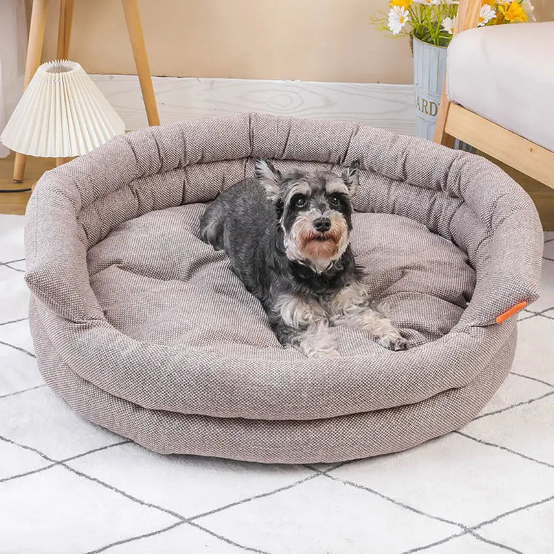 Dog Cat Bed Winter Warm Sofa Kennel Small Medium Pet Orthopedic Dog Bed Puppy Indoor House Cat Cushion Pet Sleeping Mat Supplies