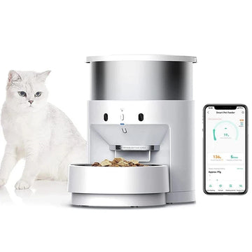 Petkit Automatic Feeder Cat Pet Food Dispenser Smart Wifi Feeder APP Control Timed Quantitative Remote Feeding Dog Cat Bowl 3L