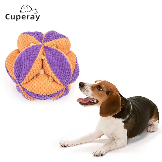 Dog Sniffing Ball Puzzle Chew Toys Increase IQ Slow Dispensing Feeder Dog Nose Sniff Toy Pet Training Games Intelligence Pet Toy