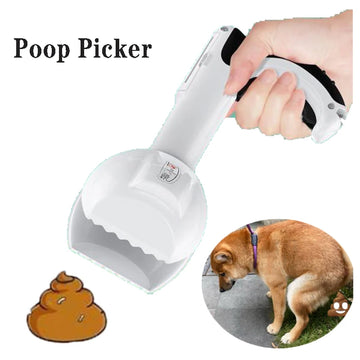 Pet Pooper Scooper 26CM Handle Poop Scoop Pick Up Animal Waste Dog  Cat Waste Picker Cleaning Tools Pet Litter Cleaning Supplies