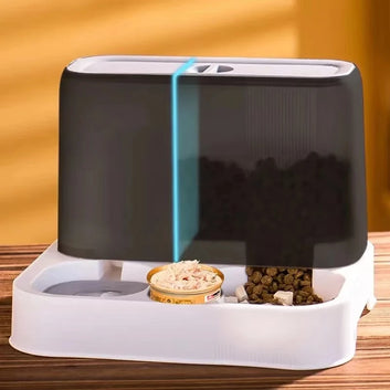 Automatic Pet Feeder, Water Dispenser, Can Place Snacks, Wet and Dry Separation, Dog Food Container, Drinking Bowl, Pet Supplies