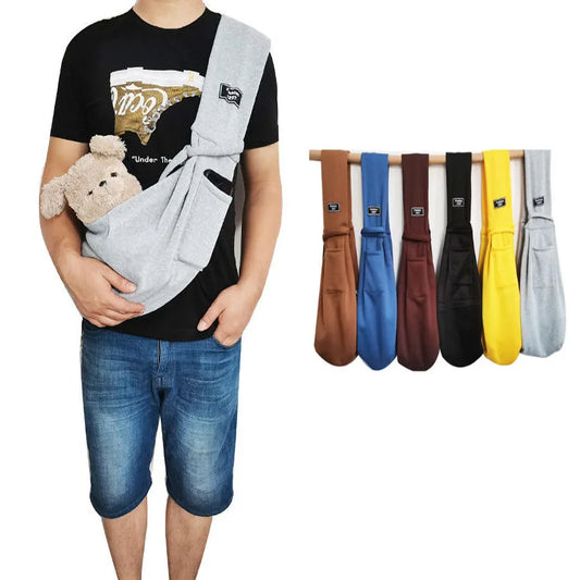 Pet Dog Carrier Bag Outdoor Travel Cats Puppy Shoulder Bags Single Comfort Sling Pet Handbag Tote Pouch Pet Carrying Supplies